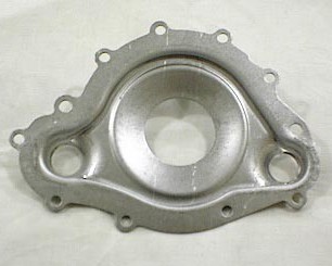 Water pump divider plate